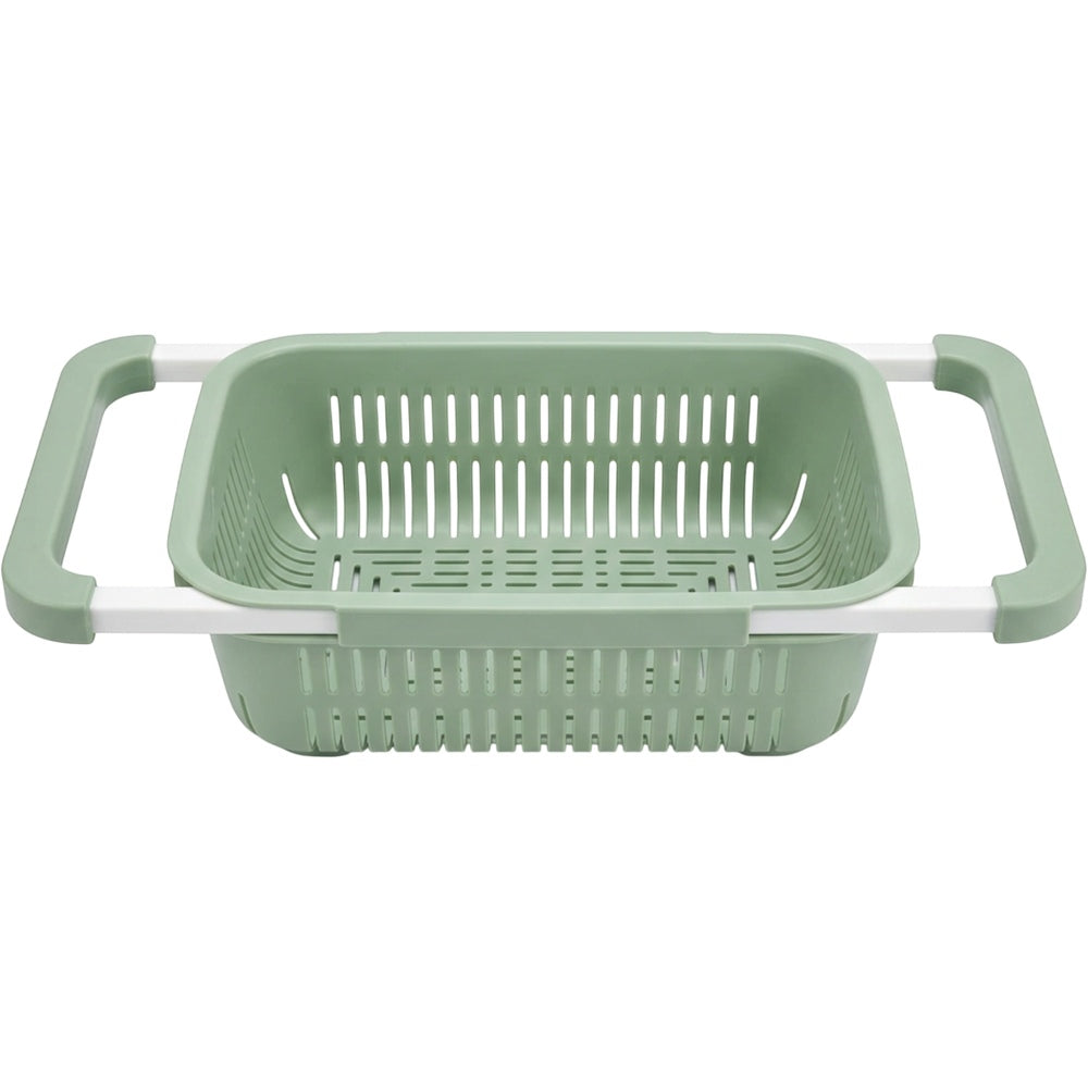 Olyns Over Sink Produce Washing Colander Green 13 in