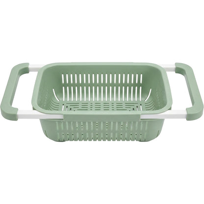 Olyns Over Sink Produce Washing Colander Green 13 in